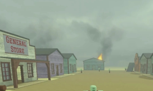 Zombie Town in Dead Rails.